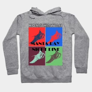 Kona Hawaii Manta Ray Night Dive Hoodie